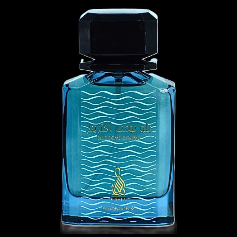 Risala Blue Bomb Extreme Eau de Parfum EDP Spray for Unisex 3.4 oz/ 100 ml - New